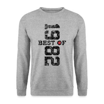 44TH BIRTHDAY BEST OF 1982 - Unisex Sweatshirt - salt & pepper - Front - Alina (178cm) & Michal (187cm)