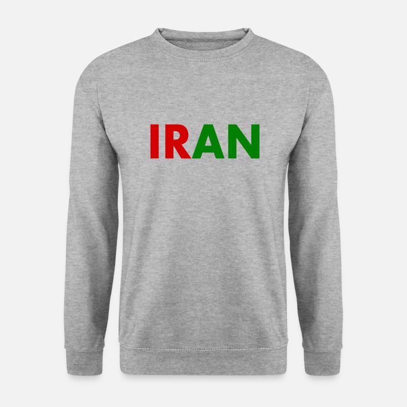 Iran - Unisex Pullover - Weißgrau meliert