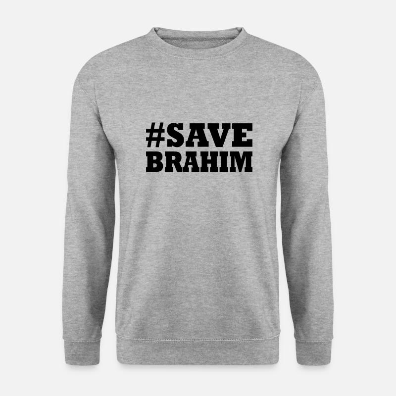 Save brahim - Unisex Sweatshirt - salt & pepper