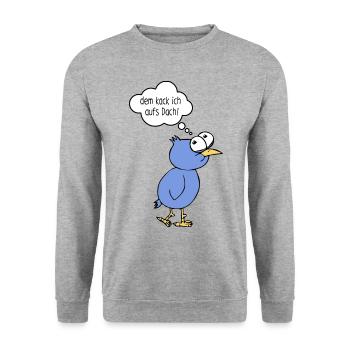 Cacahomme - Sweat-shirt Unisexe - gris chiné - Devant - Alina (178cm) & Michal (187cm)