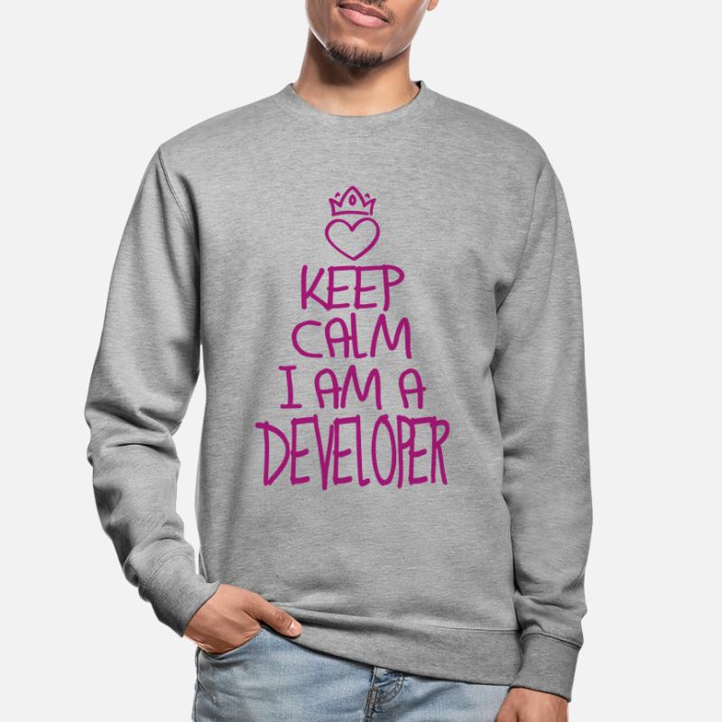 Keep Calm Software Developer Cool Cadeau Sweat-shirt Unisexe