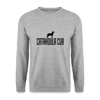 Catahoula Cur Race de chien Chiens Wilsigns - Sweat-shirt Unisexe - gris chiné - Devant - Alina (178cm) & Michal (187cm)