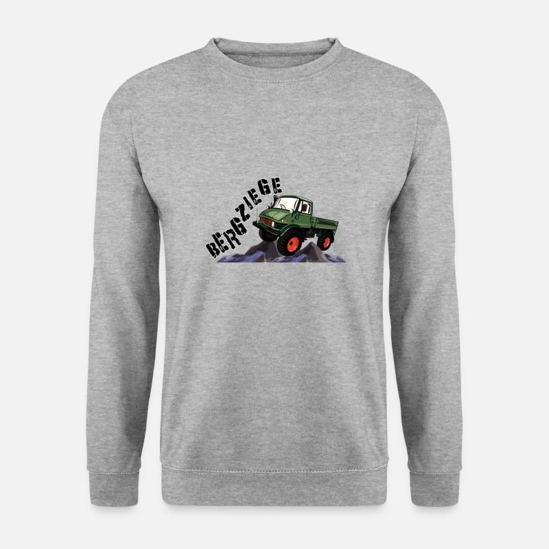 Mountain goat - Unimog - Offroad - Oldtimer - Unisex Sweatshirt - salt & pepper