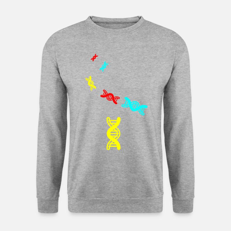 Dna symbol - Unisex Pullover - Weißgrau meliert