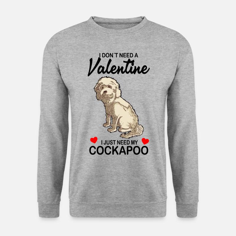 Cockapoo - Sweat-shirt Unisexe - gris chiné