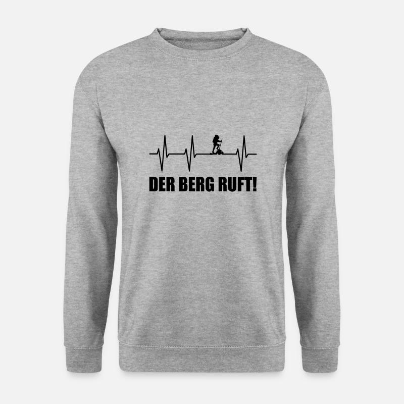 Wandern - Unisex Pullover - Weißgrau meliert