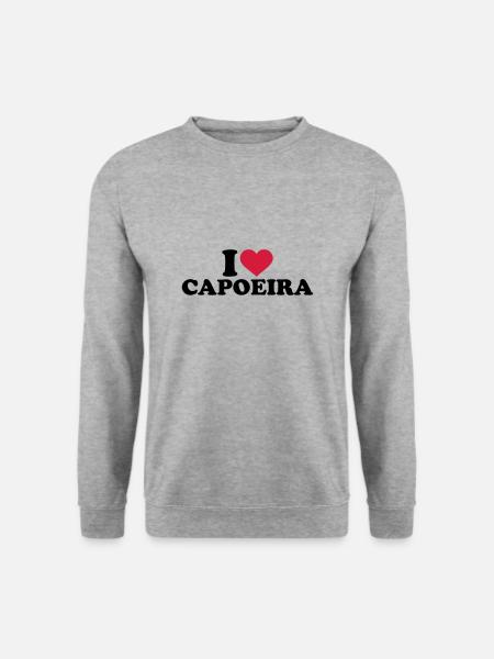 Capoeira - Unisex Pullover - Weißgrau meliert