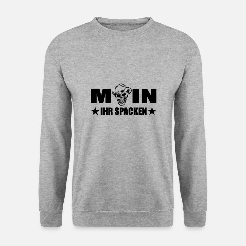 Moin - Unisex Pullover - Weißgrau meliert