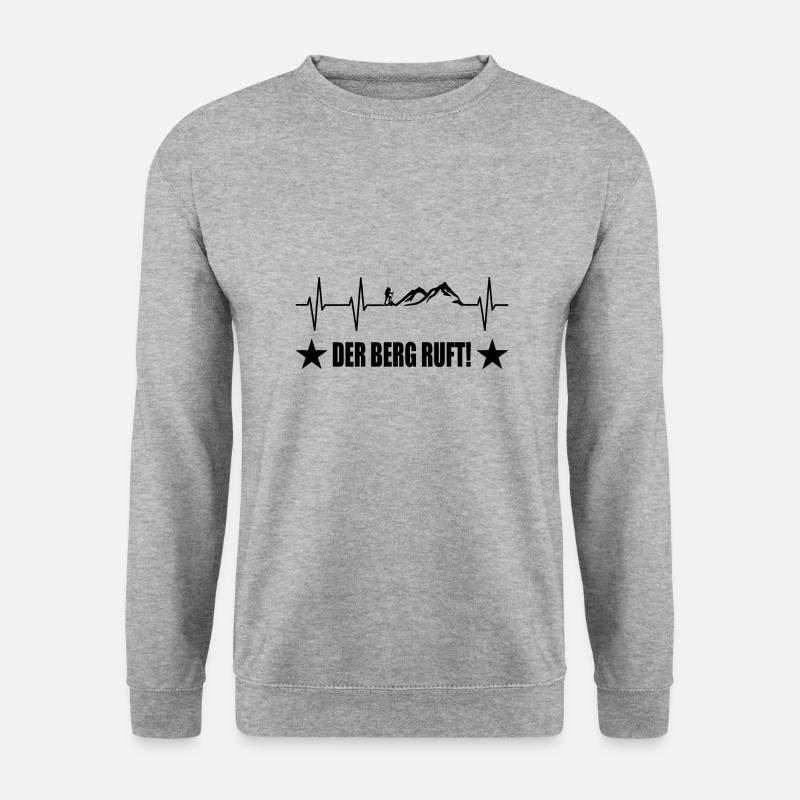 Wandern - Unisex Pullover - Weißgrau meliert