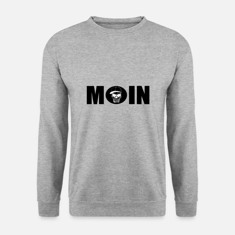 Moin - Unisex Pullover - Weißgrau meliert