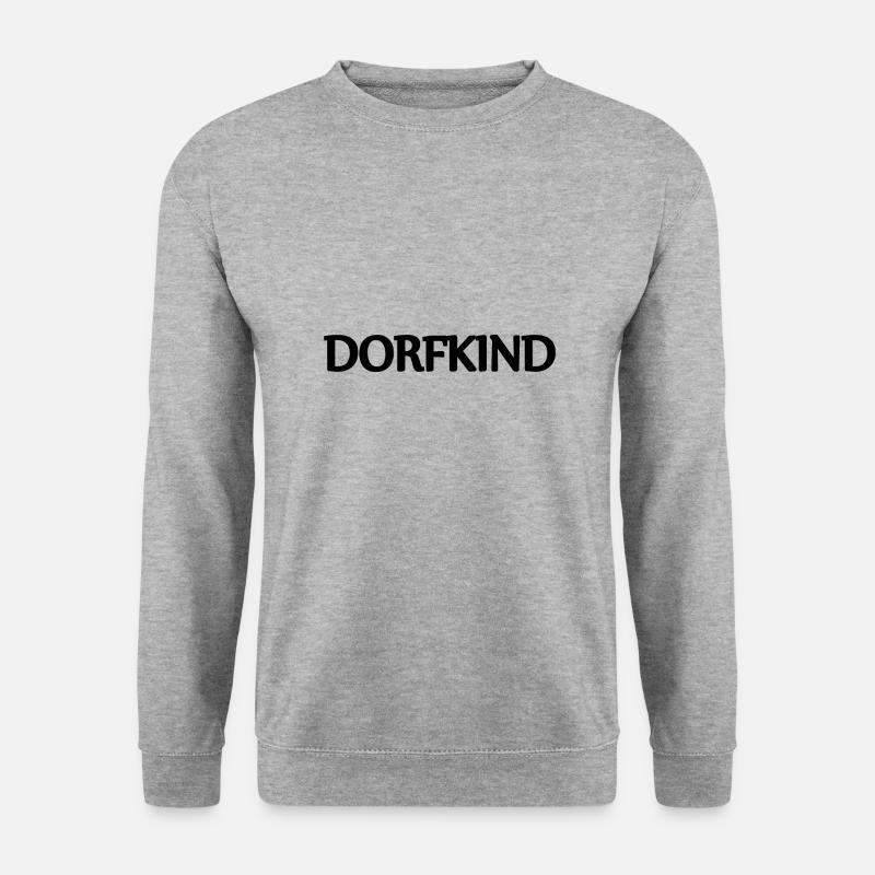 Dorfkind - Unisex Pullover - Weißgrau meliert