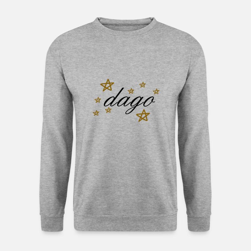 desin DAGO - Unisex Pullover - Weißgrau meliert