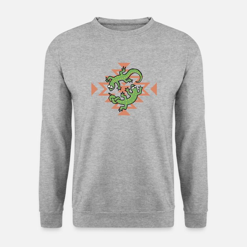 Climbing, Lizard - Unisex Sweatshirt - salt & pepper