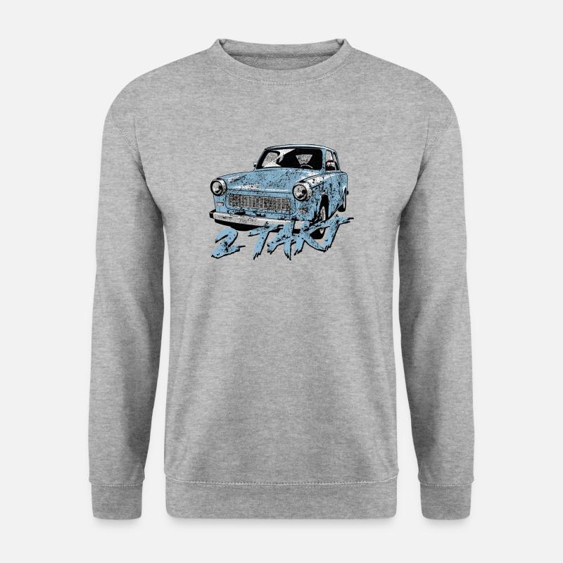  601 Gletscherblau - Unisex Pullover - Weißgrau meliert