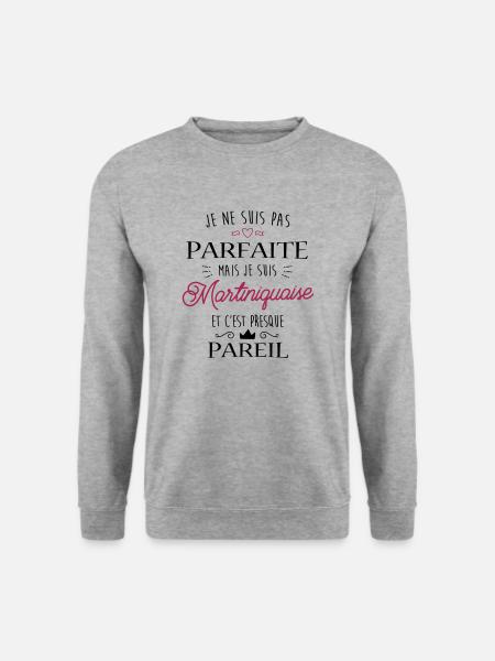 Martiniquaise Parfaite - Sweat-shirt Unisexe - gris chiné