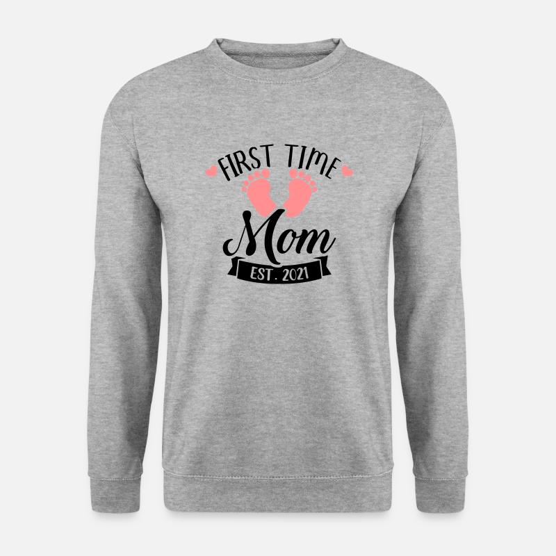 Mama 2021 - Unisex Pullover - Weißgrau meliert