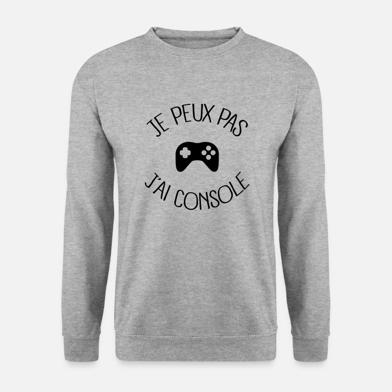 Je peux pas j'ai Console - Sweat-shirt Unisexe - gris chiné
