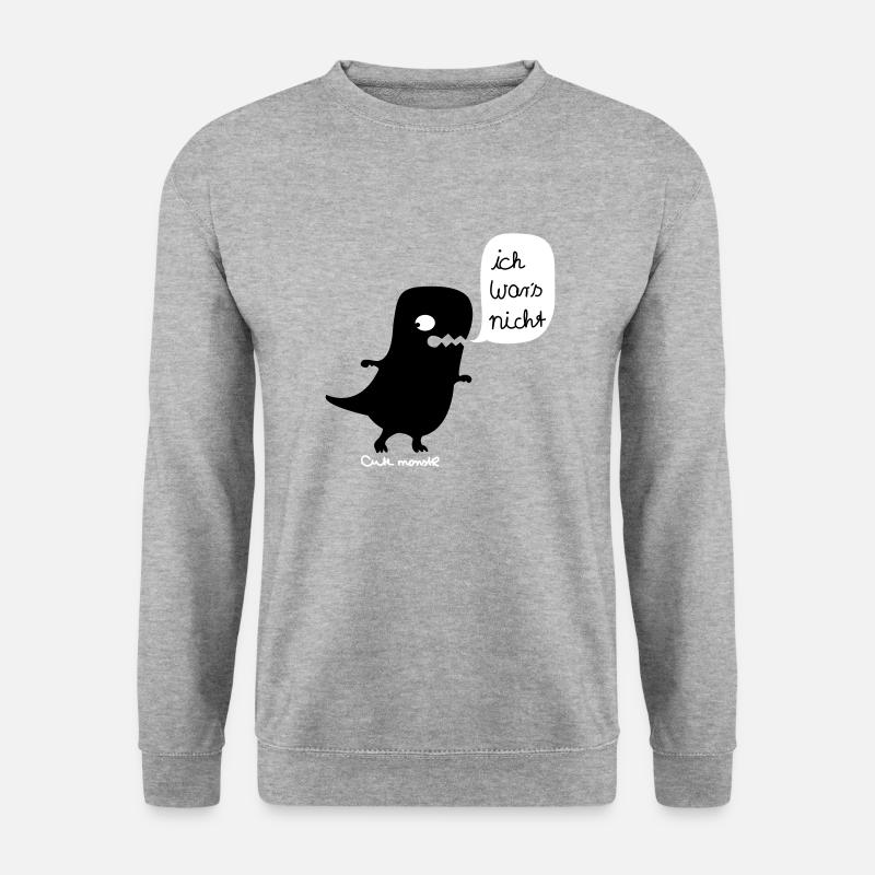 Je n'étais pas le Dino - Sweat-shirt Unisexe - gris chiné