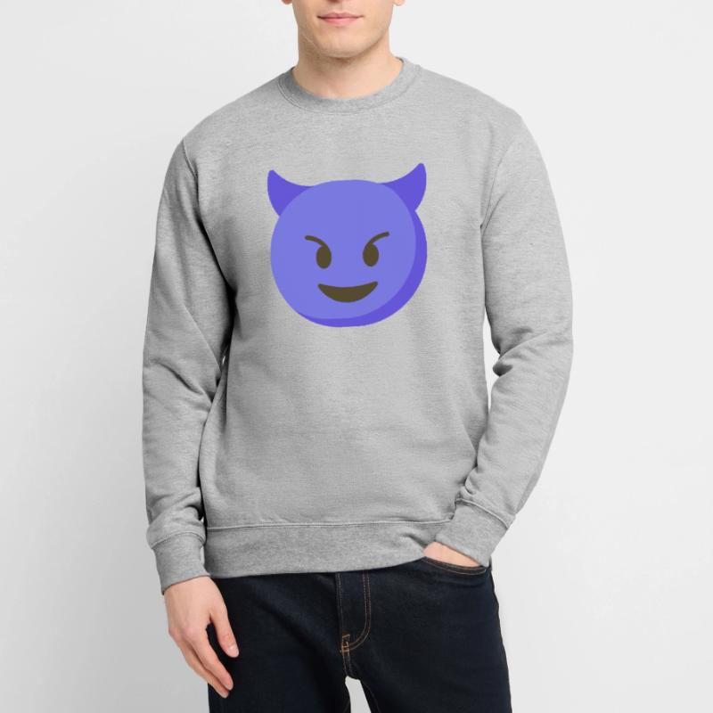 Evo / Devil / Devil Emoji - Impression de t-shirts Sweat-shirt Unisexe