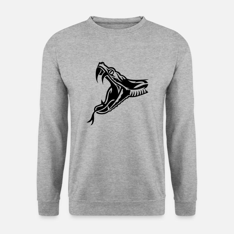 Snake - Unisex Sweatshirt - salt & pepper
