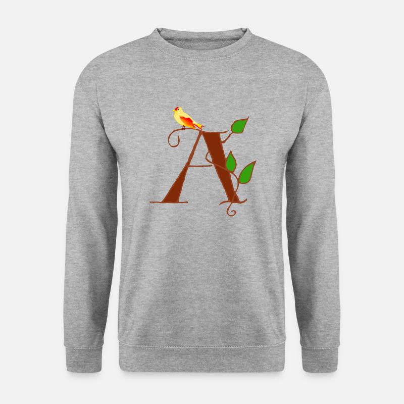 kanarienvogel a - Unisex Pullover - Weißgrau meliert