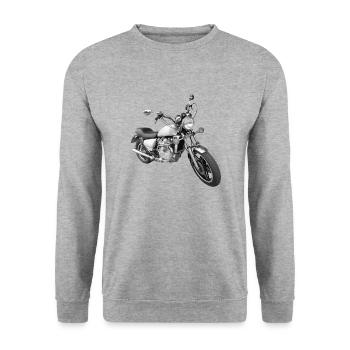 Pompe à lisier culte CX - Sweat-shirt Unisexe - gris chiné - Devant - Alina (178cm) & Michal (187cm)