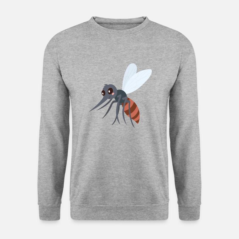 Moskito - Unisex Pullover - Weißgrau meliert