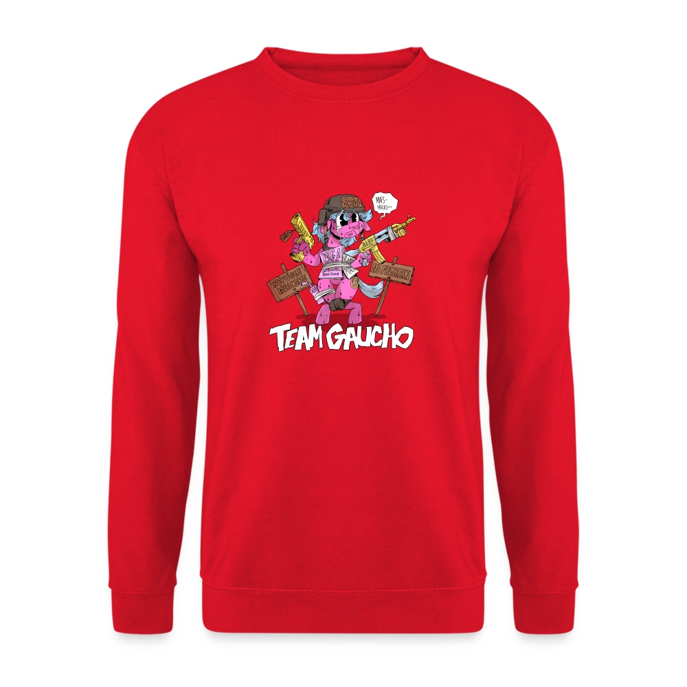Team gaucho - Sweat-shirt Unisexe rouge