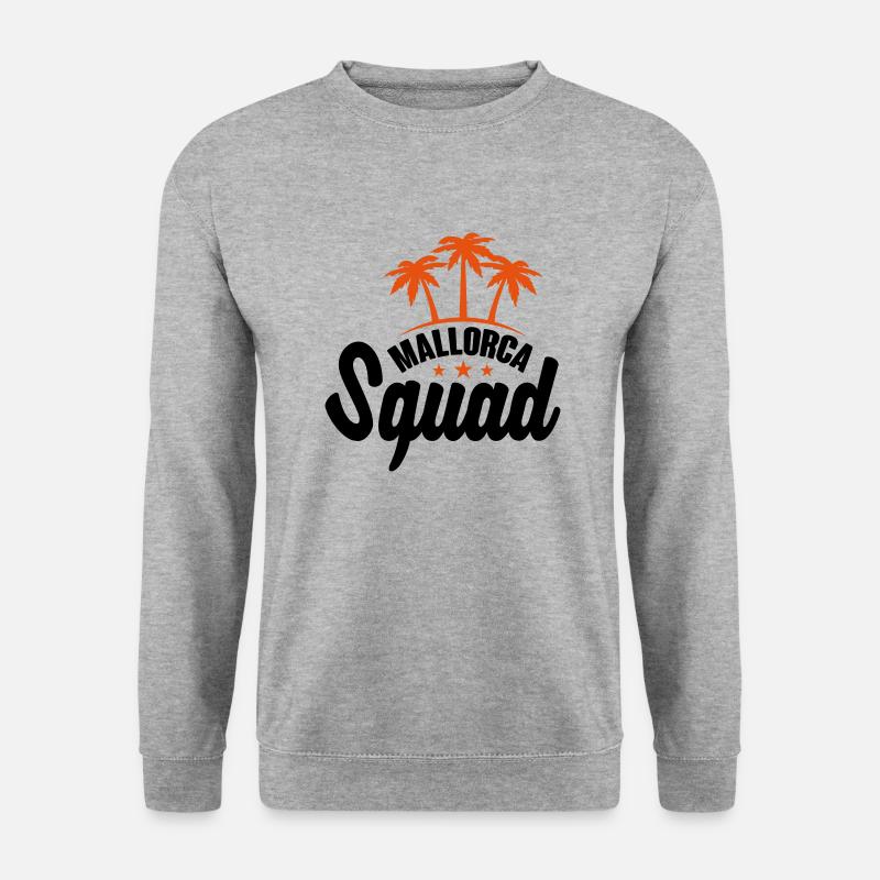 Mallorca Squad - Unisex Pullover - Weißgrau meliert