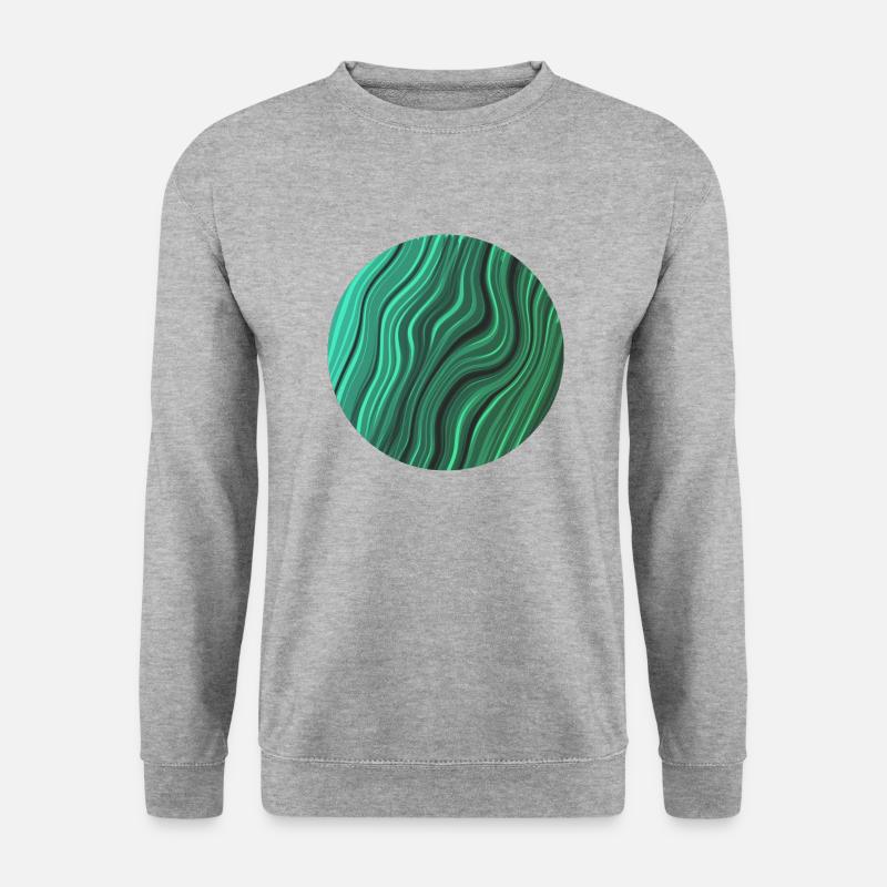 Green Planet - Unisex Pullover - Weißgrau meliert