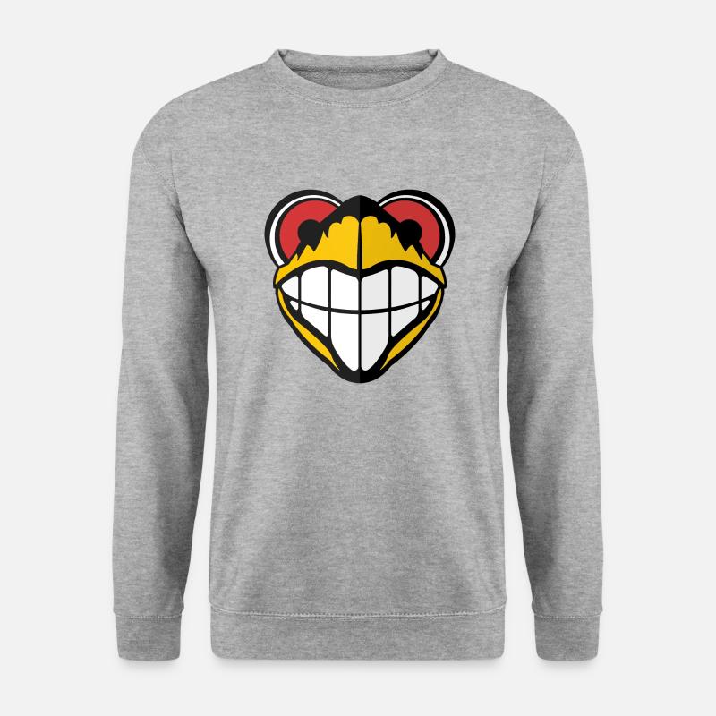 Rabe - Unisex Pullover - Weißgrau meliert