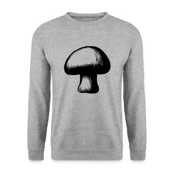 Champignons Champignons Vénéneux Mycologie Vecteur terreux 4 - Sweat-shirt Unisexe - gris chiné - Devant - Alina (178cm) & Michal (187cm)