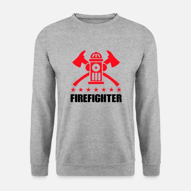 Firefighter Fire Brigade - Unisex Sweatshirt - salt & pepper