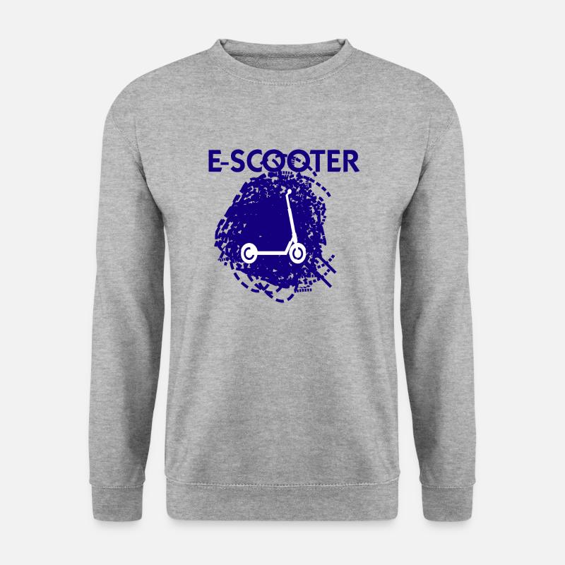 E-Scooter Roller Scooter - Unisex Sweatshirt - salt & pepper