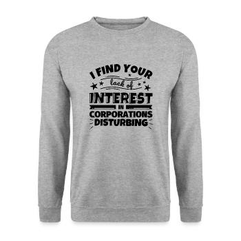 Cadeau amusant de l’entreprise - Sweat-shirt Unisexe - gris chiné - Devant - Alina (178cm) & Michal (187cm)
