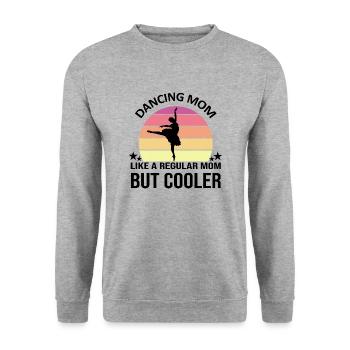 Dancing Dance Music - Unisex Pullover - Weißgrau meliert - Vorne - Alina (178cm) & Michal (187cm)
