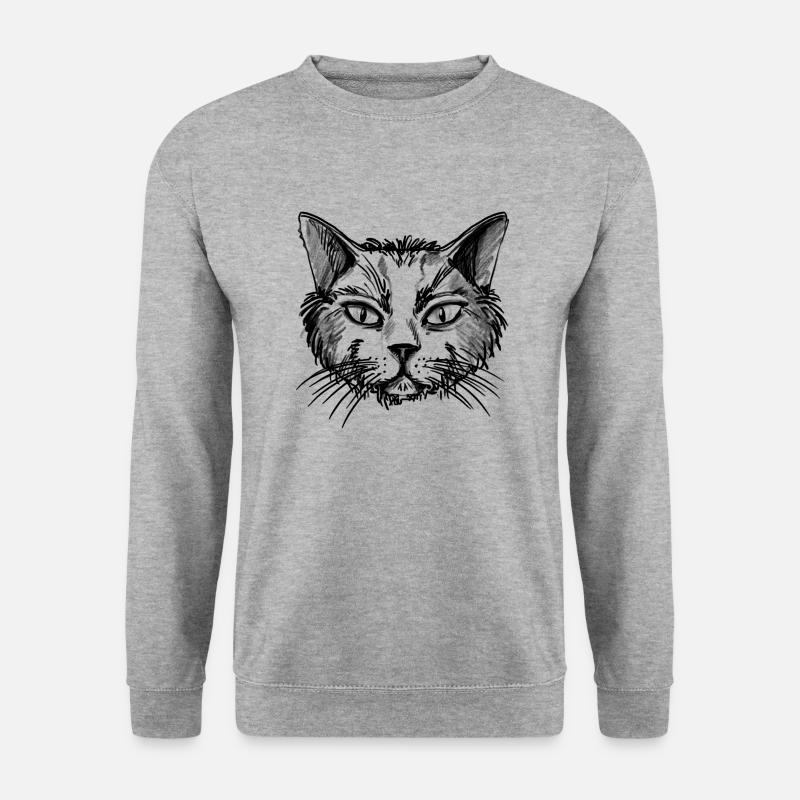 Old Cat - Unisex Sweatshirt - salt & pepper