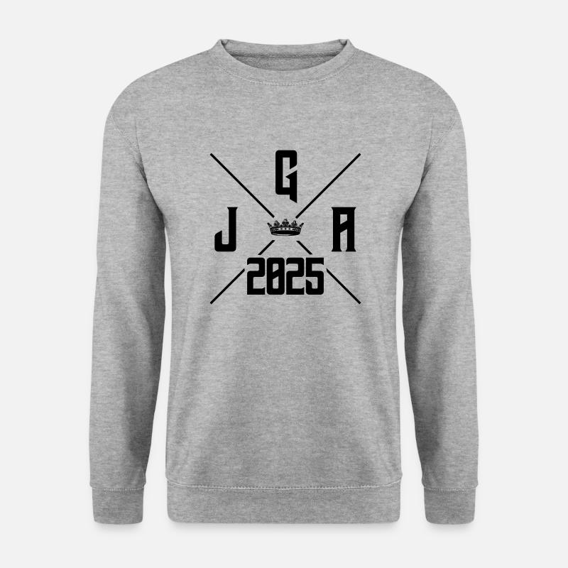 jga 2025 - Unisex Pullover - Weißgrau meliert