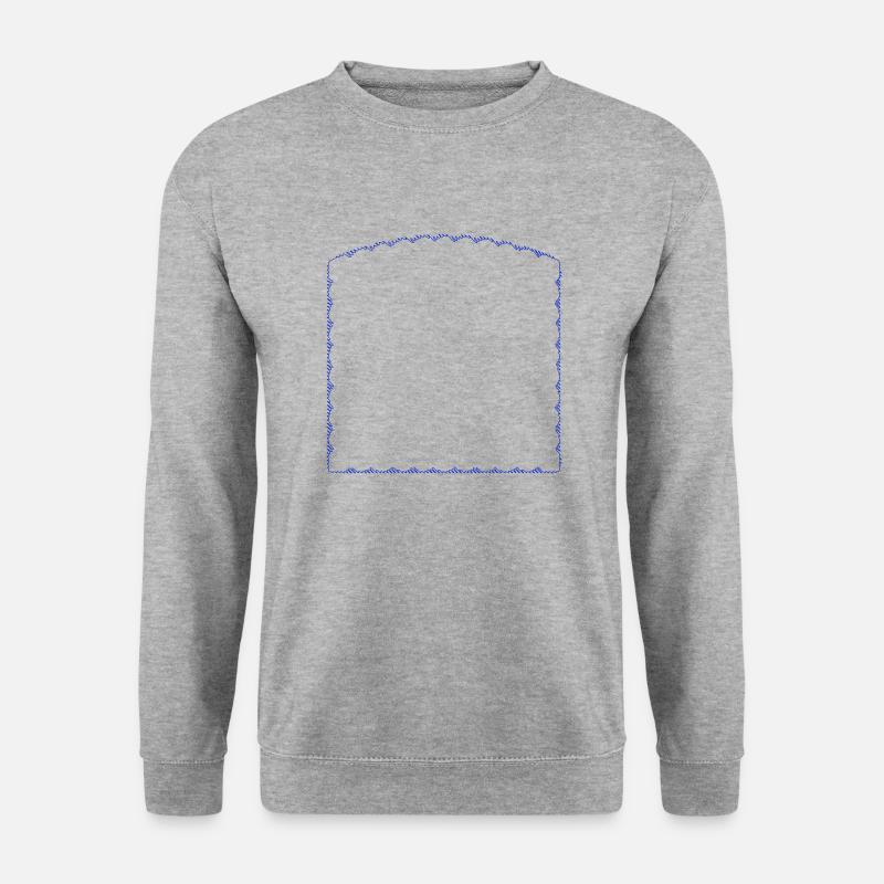 Bordure créative - Vectorale - Sweat-shirt Unisexe - gris chiné