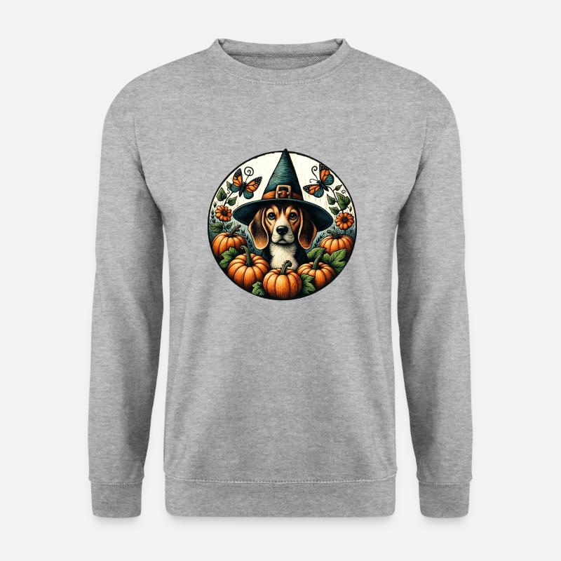 Halloween Beagle - Unisex Sweatshirt - salt & pepper