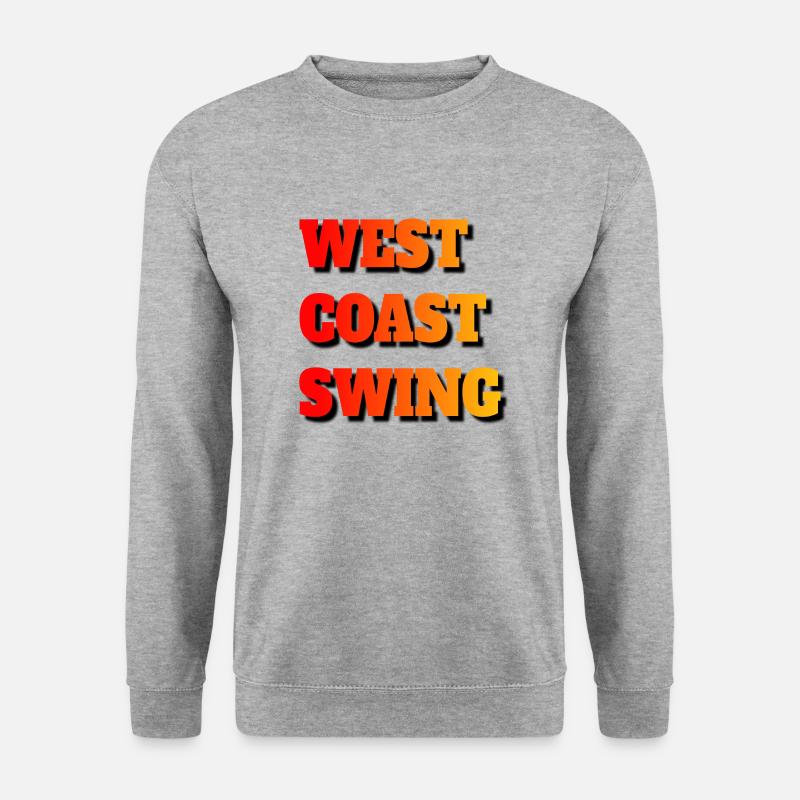 West Coast Swing - Unisex Pullover - Weißgrau meliert