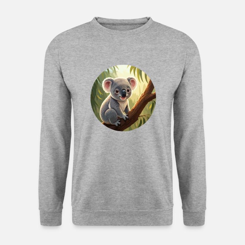 Koala bear in tree - Unisex Sweatshirt - salt & pepper