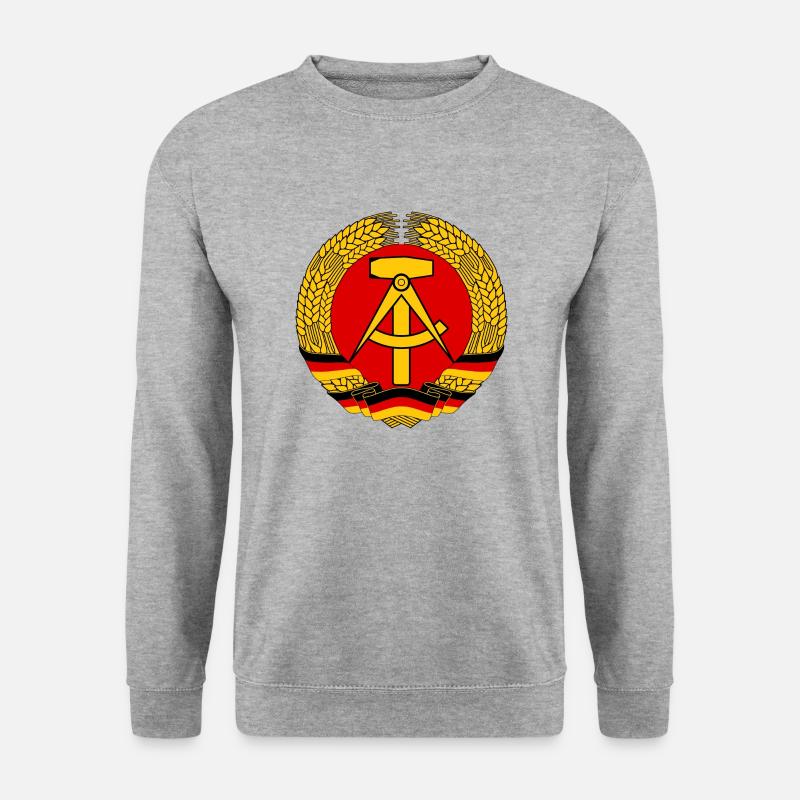 DDR Wappen heraldic - Unisex Sweatshirt - salt & pepper