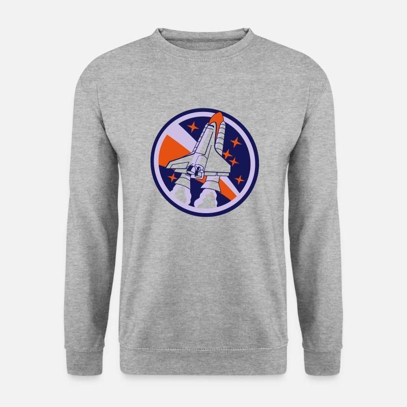 Spaceshuttle start - Unisex Sweatshirt - salt & pepper