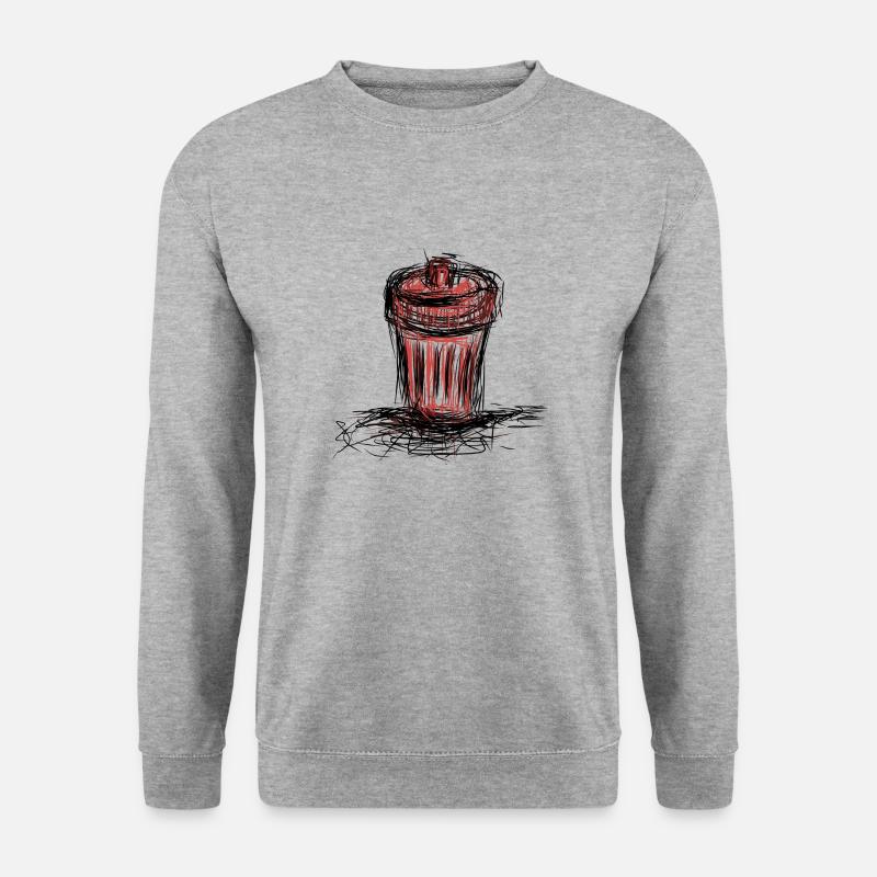 Garbage bucket - Unisex Sweatshirt - salt & pepper