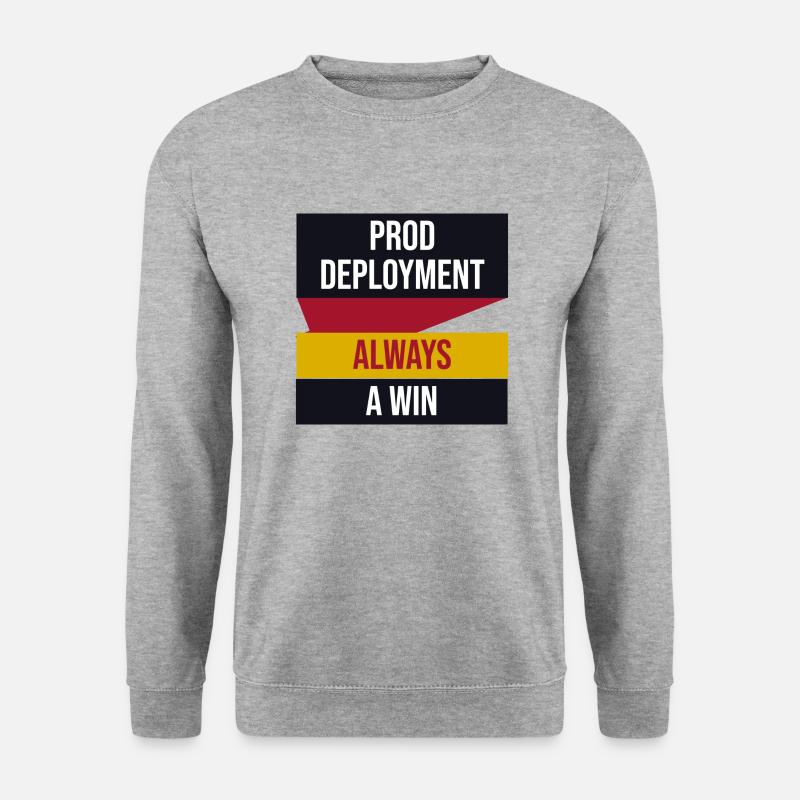 prod - Unisex Pullover - Weißgrau meliert
