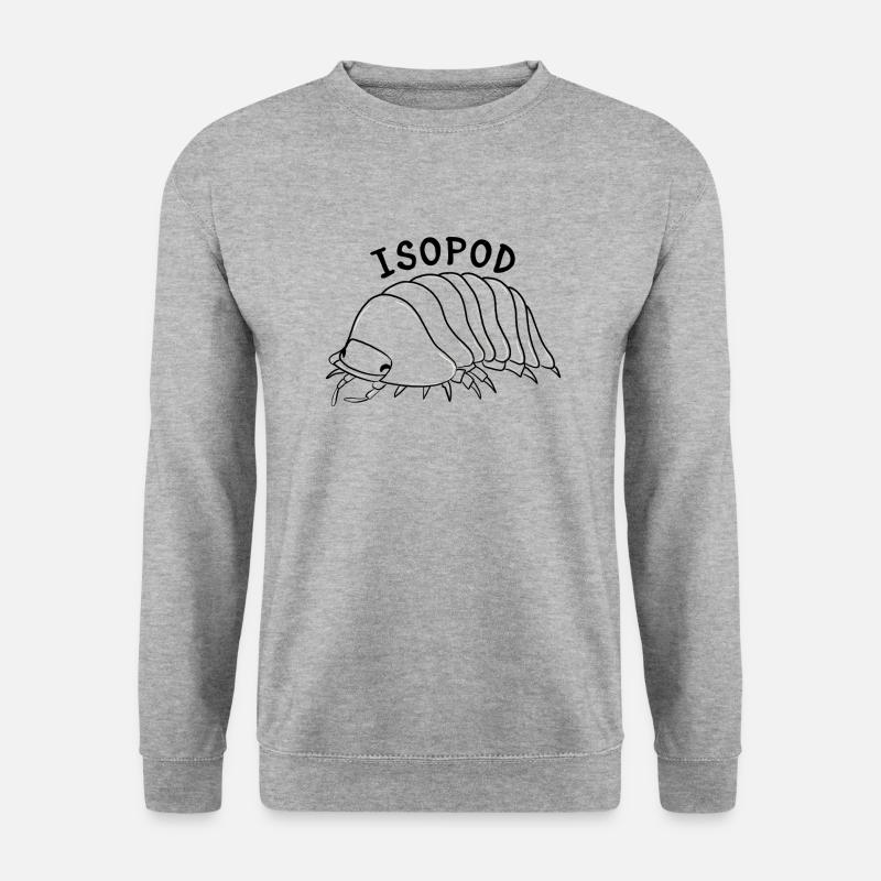 Assel - Unisex Pullover - Weißgrau meliert
