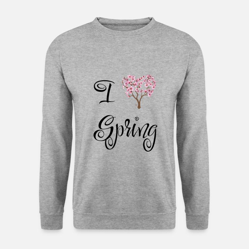 Spring | Spring | Tree | Flowers | Sunshine - Unisex Sweatshirt - salt & pepper