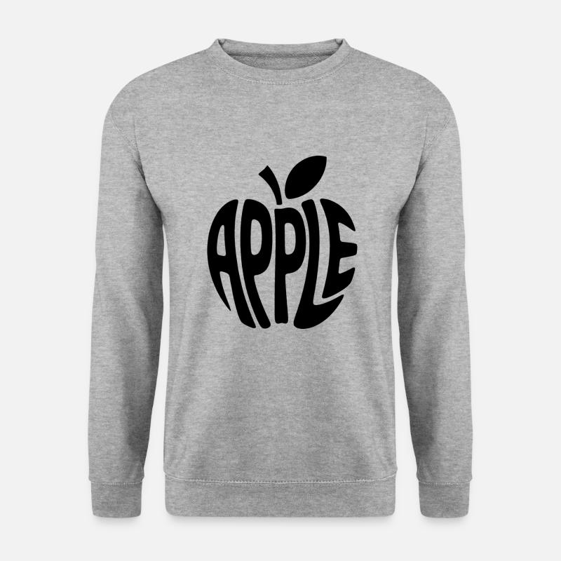 Pomme - Logo Cool Fruit - Sweat-shirt Unisexe - gris chiné