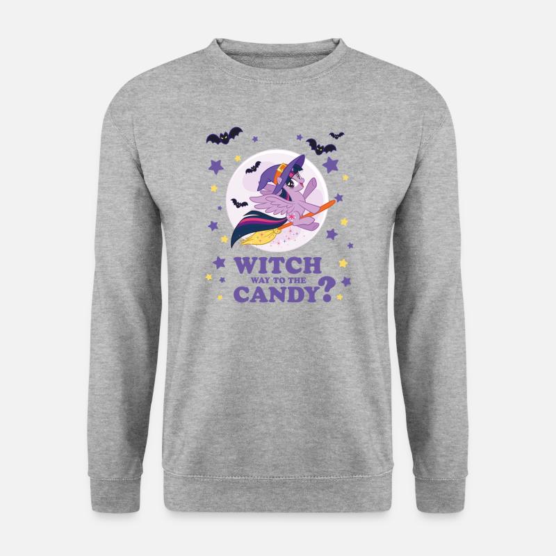 My Little Pony Halloween Design Mit Spruch - Unisex Pullover - Weißgrau meliert